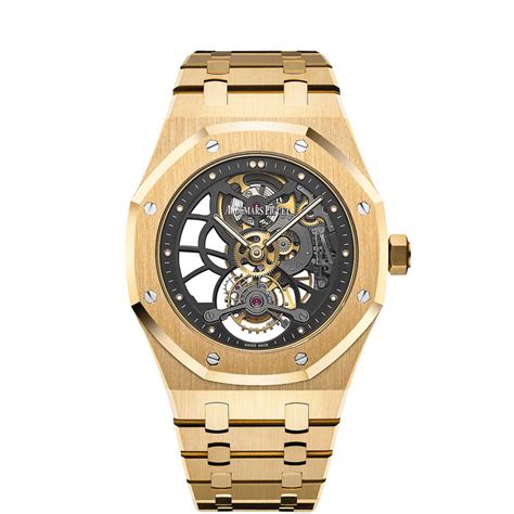 yellow gold royal oak|audemars piguet openworked.